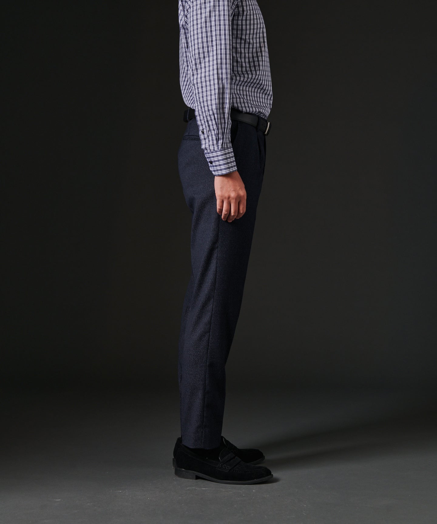 HIROKO KOSHINO LUMILETウールSETUPパンツ